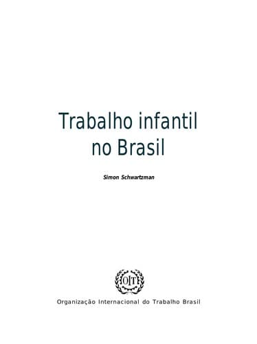 Trabalho infantil no Brasil