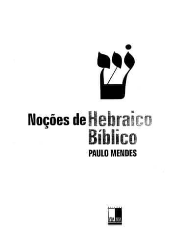 Noc ʹo es de hebraico bi blico: texto programado