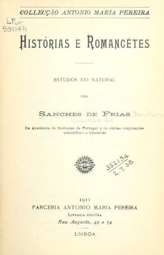 Histórias e romancêtes: estudos do natural.