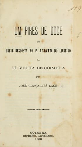 Um pires de doce. Duas palavras sobre um exame de peritos