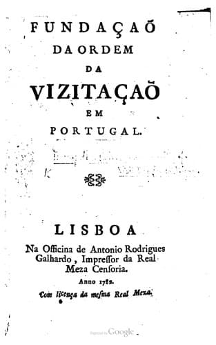 Fundação Da Ordem ... Em Portugal