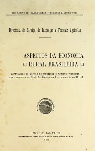 Aspectos da economia rural brasileira.