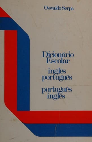 Dicionário escolar inglês-português, português-inglês