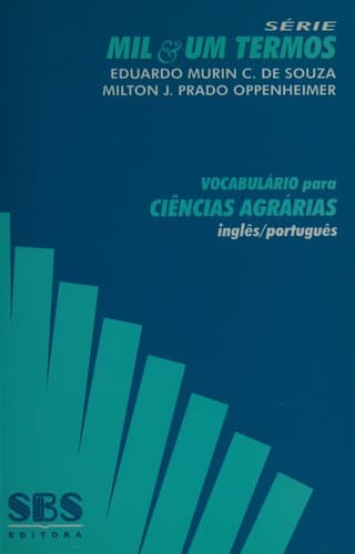Vocabulário para ciências agrárias: inglês/português