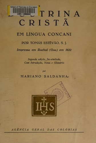 Doutrina cristã, em língua concani
