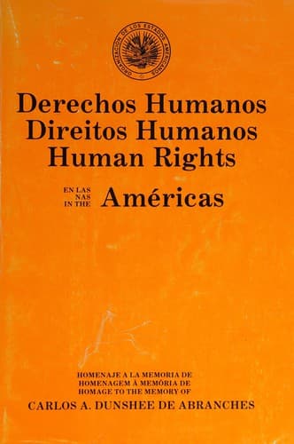 Derechos humanos en las Américas =: Direitos humanos nas Américas = Human rights in the Americas