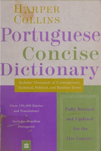 English-Portuguese, Portuguese-English dictionary
