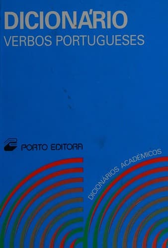 Dicionário de verbos portugueses.