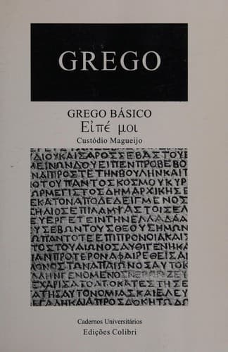 Ei̓pé moi: Grego básico