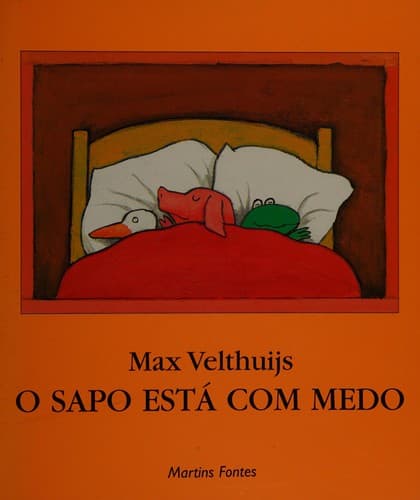 O sapo está com medo