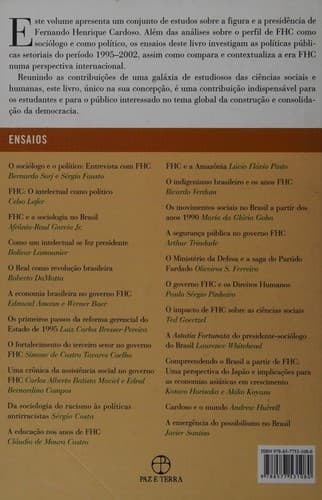 Democracia, crise e reforma: estudos sobre a era Fernando Henrique Cardoso