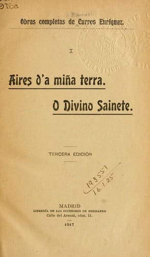 Aires d'a miña terra: O Divino Sainete