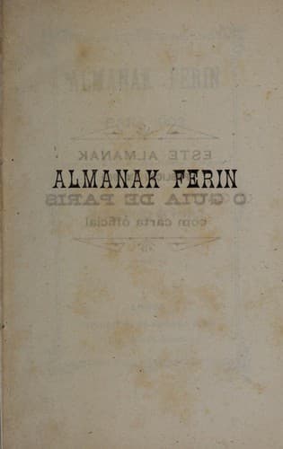 Almanak Ferin para 1902: com uma relação dos ex-libris portuguezes