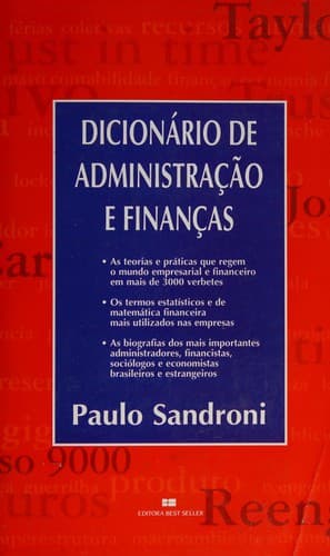 Dicionário de Administração e Finanças