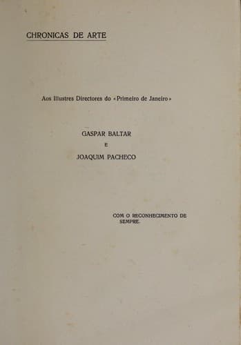 Chronicas de arte