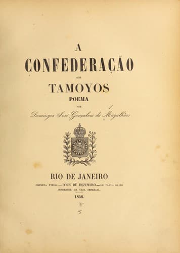 A confederação dos Tamoyos: poema