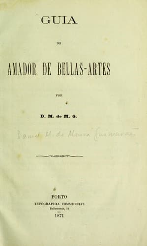 Guia do amador de bellas-artes