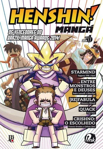 Henshin Mangá vol. 1: Os vencedores do Brazil Manga Awards 2014!