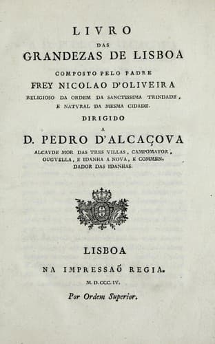 Livro das grandezas de Lisboa
