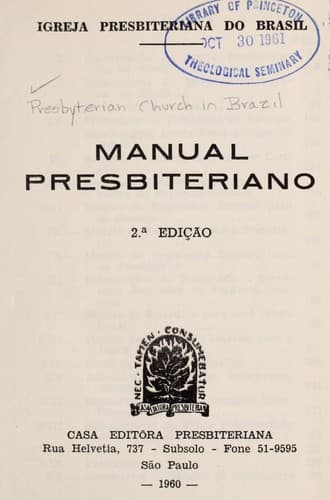 Manual Presbiteriano