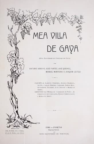 Mea villa de Gaya: (guia illustrado do concelho de Gaya)