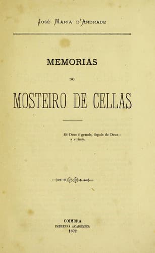 Memórias do Mosteiro de Cellas