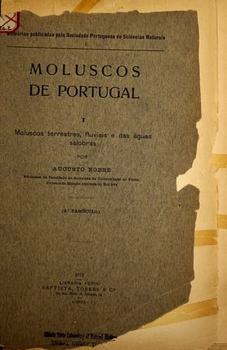 Moluscos terrestres, fluviais e das águas salobras: 2. fasc