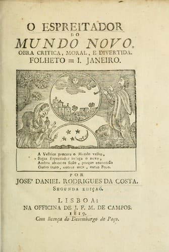O espreitador do mundo novo: obra critica, moral, e divertida : folheto 1-[-12]