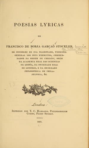 Poesias lyricas