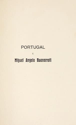 Portugal e Miguel Angelo Buonarroti: interpretação de um grupo do Juizo Final na Capella Sixtina