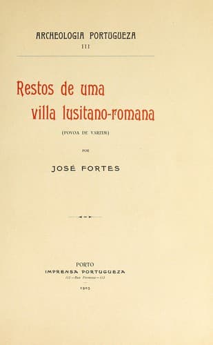 Restos de uma villa lusitano-romana (Povoa de Varzim)