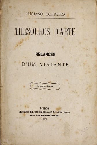 Thesouros d'arte: relances d'um viajante