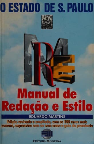 Manual de Redação e Estilo: o Estado de São Paulo