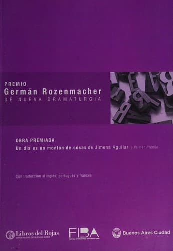 VII Premio Germán Rozenmacher de Nueva Dramaturgia