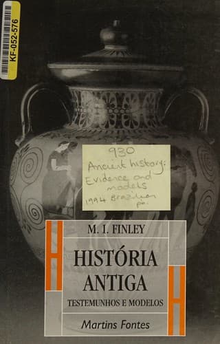 Historia antiga testemunhos e modelos