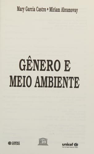 Gênero e meio ambiente