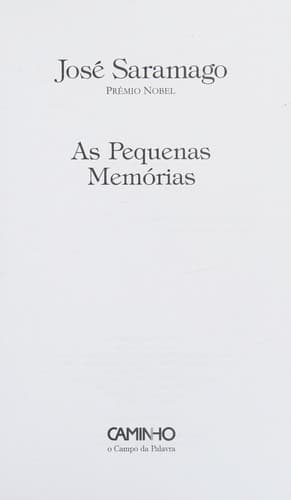 As pequenas memórias