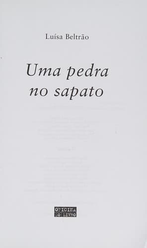 Uma pedra no sapato