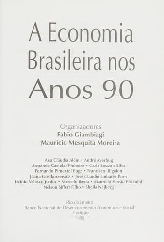 A economia brasileira nos anos 90