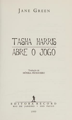 Tasha Harris abre o jogo