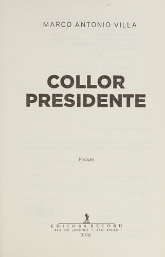 Collor presidente