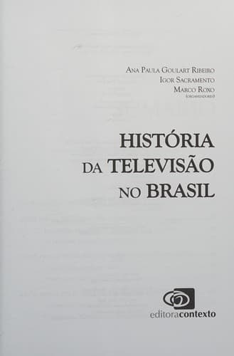 História da televisão no Brasil