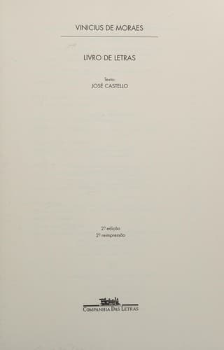 Livro de letras