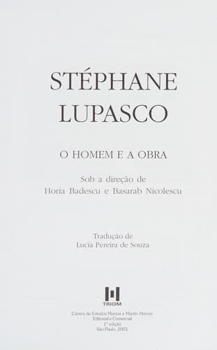 Stephane Lupasco: o homem e a ombra