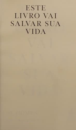 Este livro vai salvar sua vida