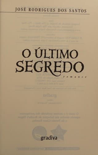 O último segredo: romance