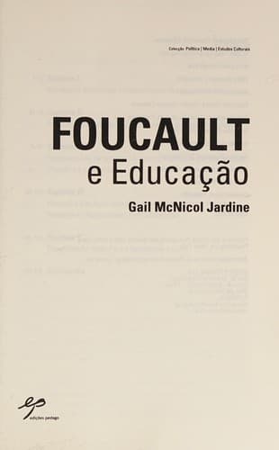 Foucault e educação