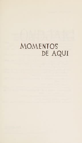 Momentos de aqui: contos