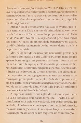 Todos os sócios do presidente