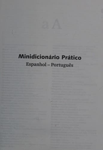 Minidicionário prático: espanhol - português, português - espanhol